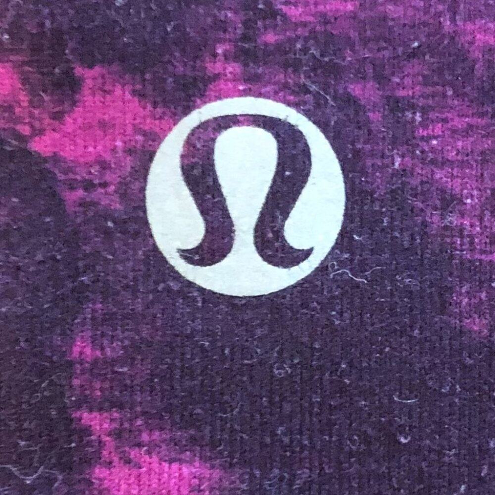 Lululemon Wunder Under Crop Leggings Tie Dye Purple - Picture 4 of 8